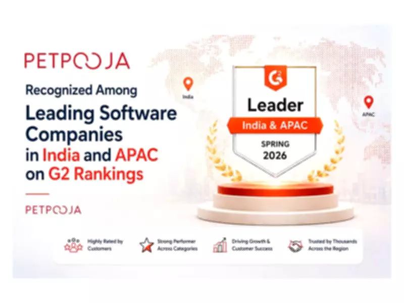 Petpooja Recognized Among Top Software Companies in India and APAC on G2 Rankings