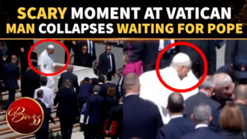 Pilgrim Collapses Before Pope Leo XIV; Vatican Heat Incident Goes Viral
