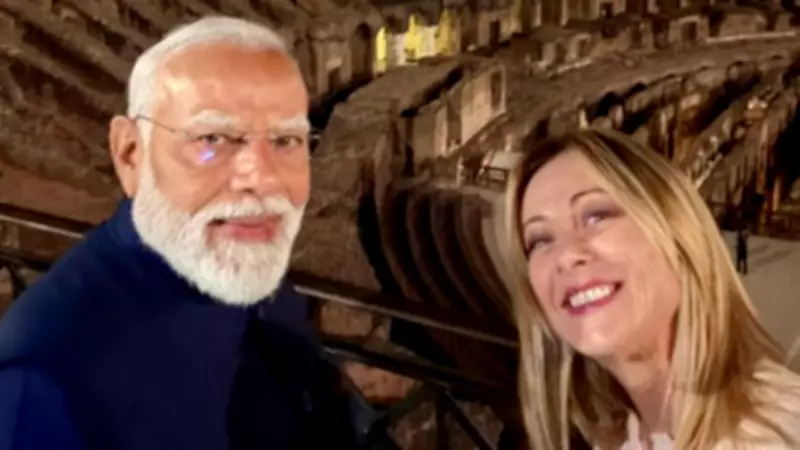 PM Modi arrives in Rome, welcomed by Italian PM Meloni for strategic talks