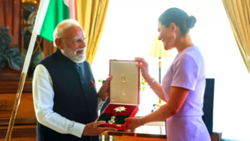 PM Modi Conferred Sweden's Highest Honour Royal Order of Polar Star