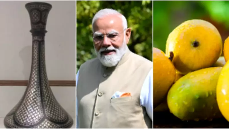 PM Modi Presents Silver Vase, Kesar Mangoes, and Crafts to World Leaders on Tour