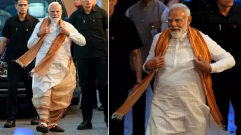 PM Modi's Bengali Attire Marks BJP Landslide Victory in West Bengal