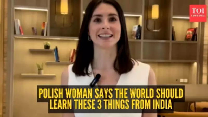 Polish Woman Highlights India's Fast Delivery and MRP System in Viral Video
