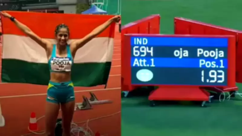 Pooja Singh breaks 20-year-old meet record, wins Asian U-20 high jump gold