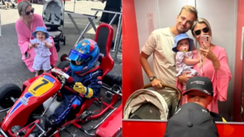 Porsche driver Nico Muller enjoys family karting day after Formula E win