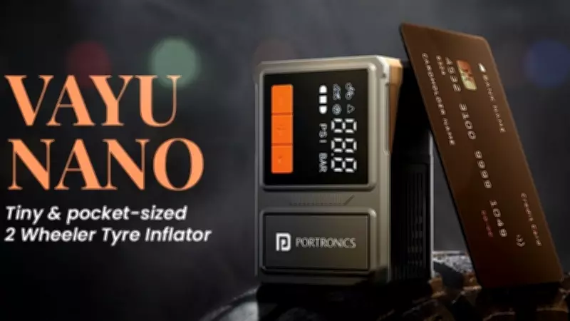 Portronics Vayu Nano Tyre Inflator Launched in India at Rs 1,299