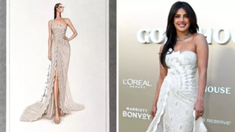 Priyanka Chopra Stuns in Chikankari Couture at Gold Gala 2026