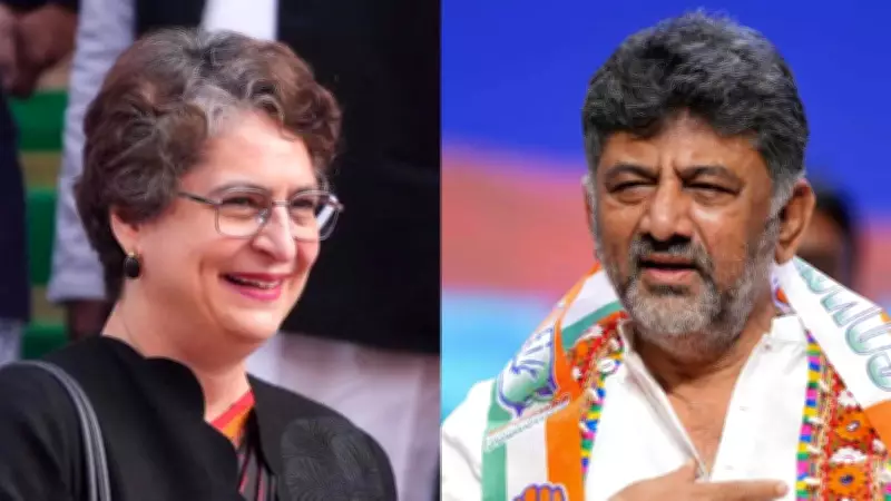 Priyanka Gandhi's Intervention Boosts DK Shivakumar's CM Push in Karnataka