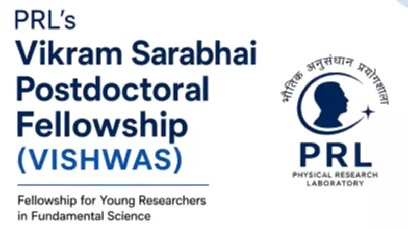 PRL Invites Applications for Vikram Sarabhai Postdoctoral Fellowship VISHWAS