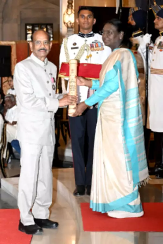 Prof Rajendra Prasad Receives Padma Shri, Dedicates Award to Teachers and Colleagues