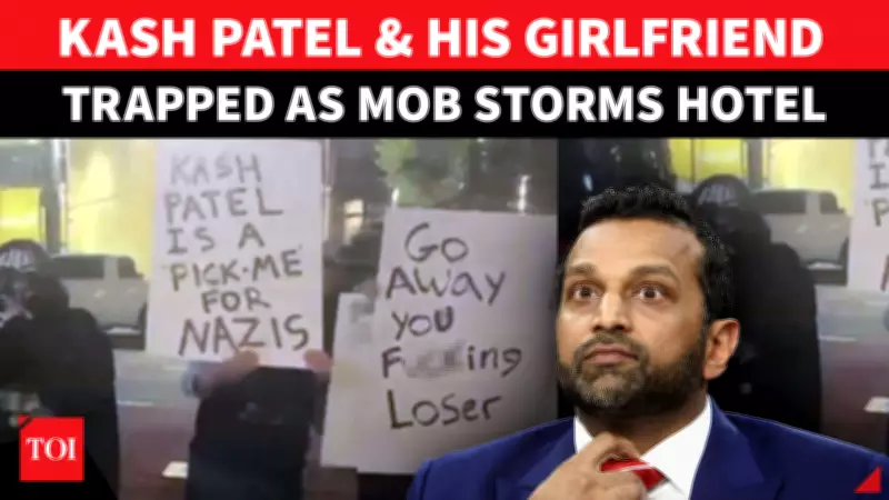 Protesters Surround FBI Chief Kash Patel and Girlfriend at Portland Hotel