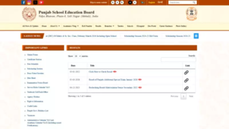 PSEB Punjab Board 10th Result 2026: How to Check at pseb.ac.in