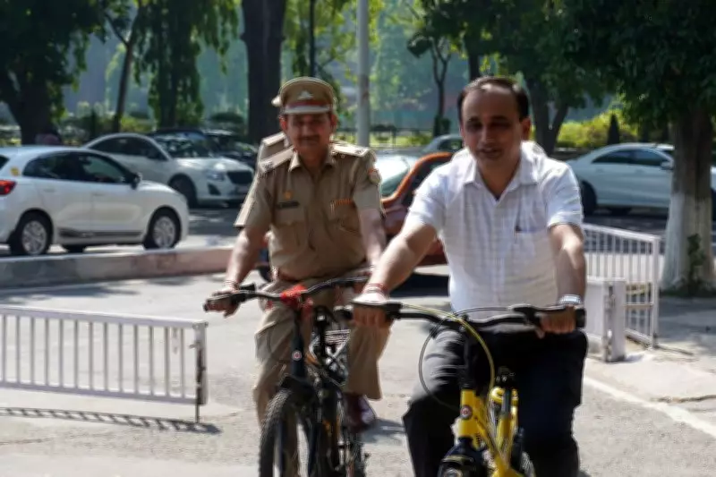 PU Officials Join Vehicle-Free Wednesday Initiative in Chandigarh