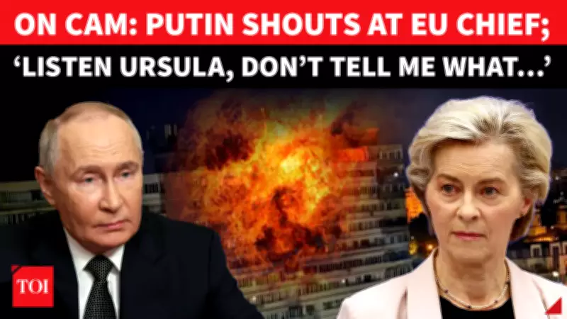 Putin Explodes at EU Chief Von der Leyen Over 'Romania Drama'