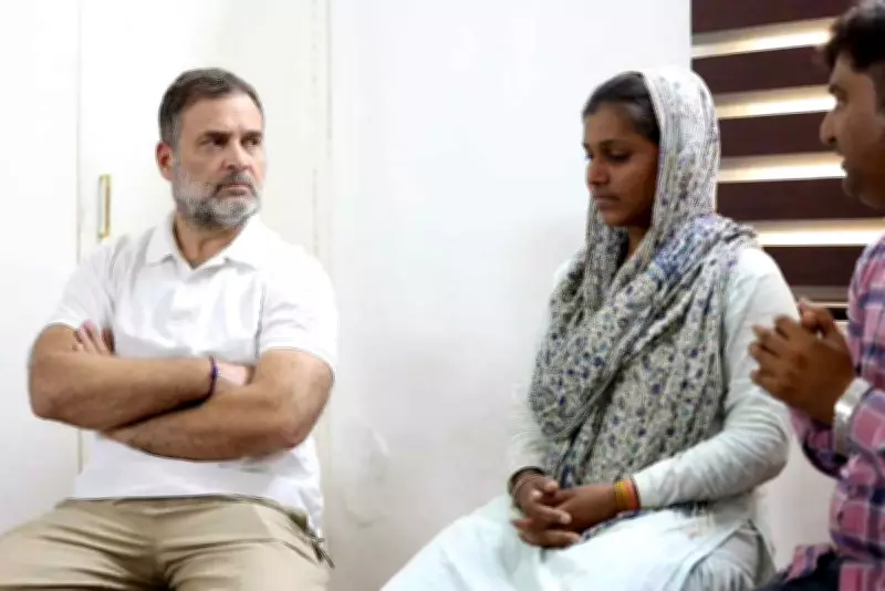 Rahul Gandhi Meets Family of NEET Aspirant Who Died by Suicide in Sikar
