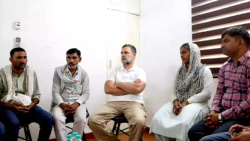 Rahul Gandhi Meets Family of NEET Aspirant Who Died by Suicide Over Paper Leak