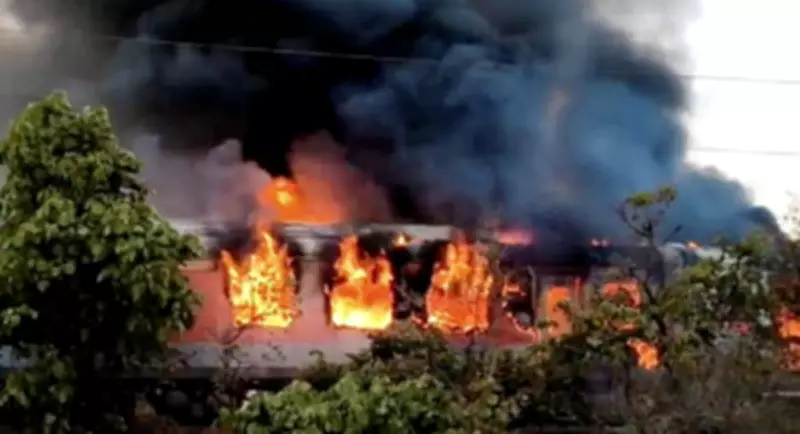 Railway Board Sets Up High-Level Panel to Probe Rajdhani Express Fire