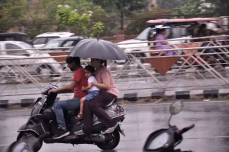 Rain Showers Bring Relief from Scorching Heat in Amritsar