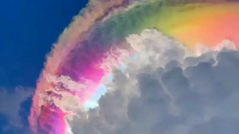 Rainbow Clouds in Indonesia: Scientists Explain Rare Atmospheric Phenomenon