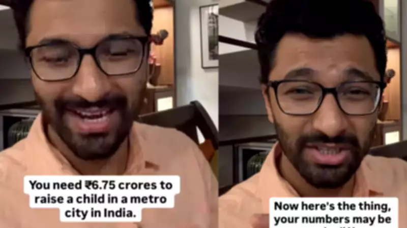 Raising a child in Indian metro could cost Rs 6.75 crore, claims finance creator