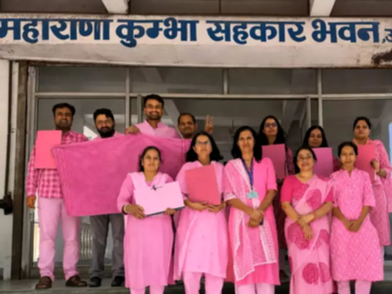 Rajasthan Cooperative Staff Launch 'Pink for Respect' Campaign