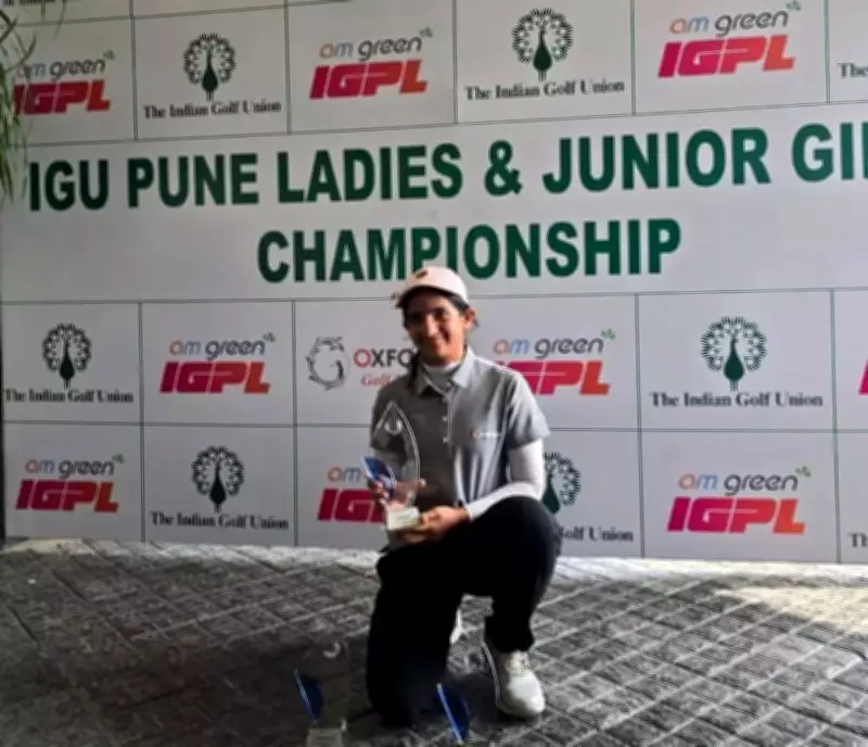 Rajasthan Golfer Ojaswini Saraswat Wins 12th National Title at Pune Championship