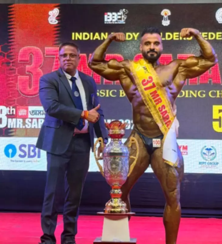 Rajasthan's Arshan Khan Wins Champion of Champions at National Bodybuilding Championship