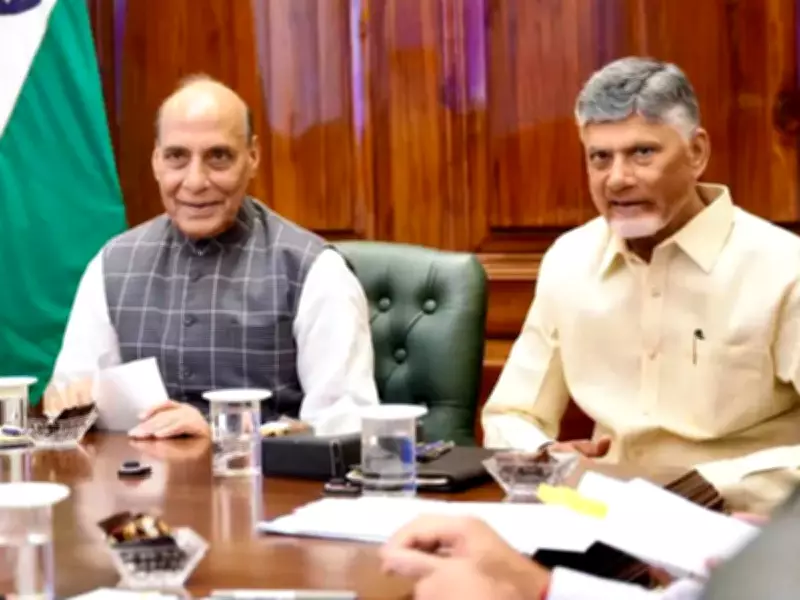 Rajnath, CM Naidu Lay Foundation for AMCA Combat Aircraft Project in Andhra