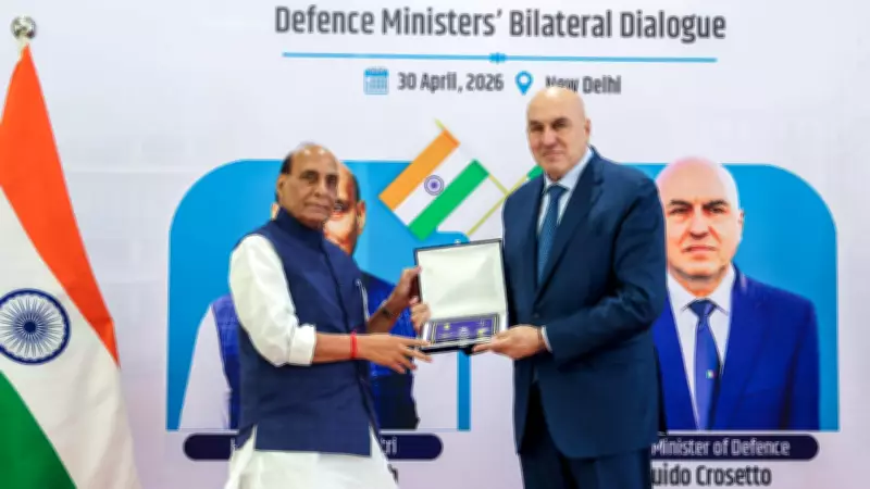 Rajnath Singh, Italian Defence Minister Discuss Bilateral Military Cooperation