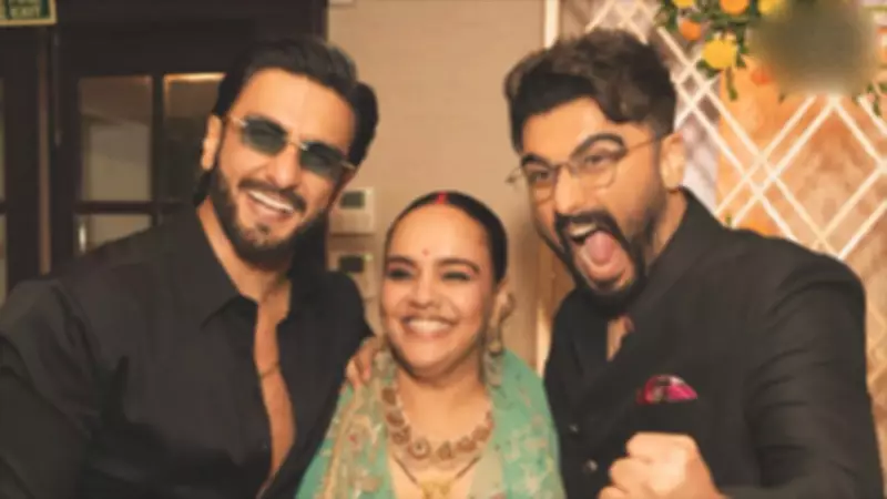 Ranveer Singh and Arjun Kapoor Reunite at Shanoo Sharma's Wedding