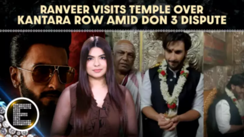 Ranveer Singh Breaks Silence on FWICE Ban, Visits Temple Amid Kantara Row