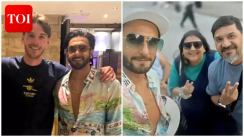 Ranveer Singh Meets Arsenal Star Declan Rice in Budapest Amid Don 3 Exit Row