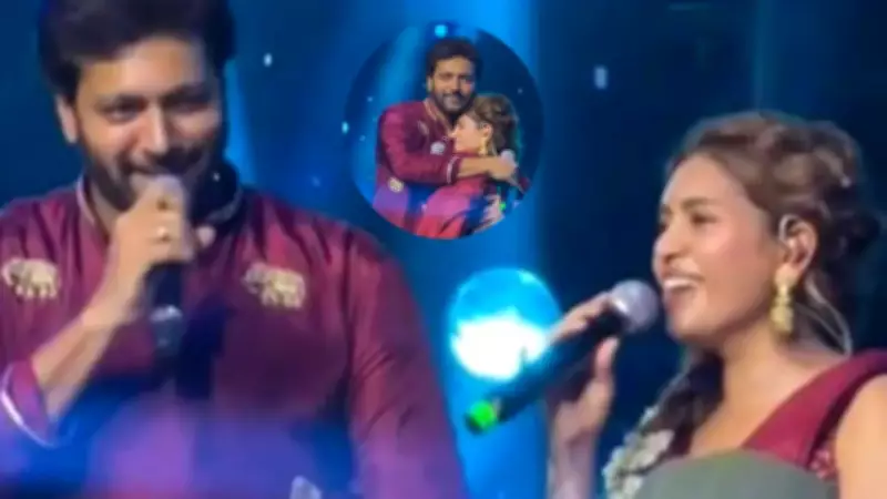 Ravi Mohan and Kenishaa's Viral Stage Performance Sparks Proposal Rumors