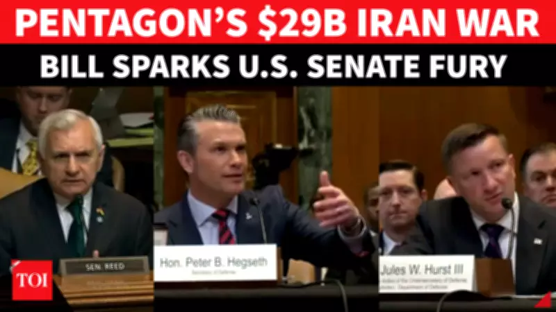 Reed Demands Pentagon Transparency on $29 Billion Iran War Costs