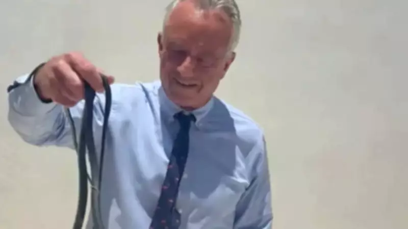 RFK Jr. Wrestles Snakes at Dr. Oz's Florida Home, Internet Reacts
