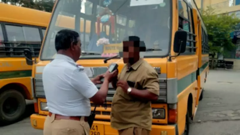 Rise in Drunk Driving Cases Among School Vehicle Drivers in Bengaluru