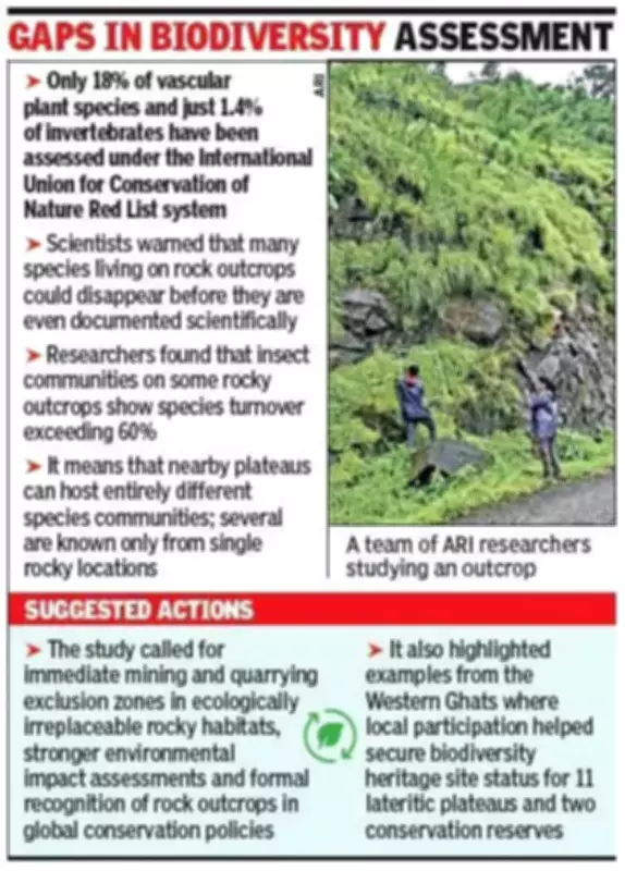 Rocky ecosystems in Western Ghats face threats from mining, climate change: Study