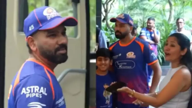 Rohit Sharma's Awkward Fan Selfie Moment Goes Viral