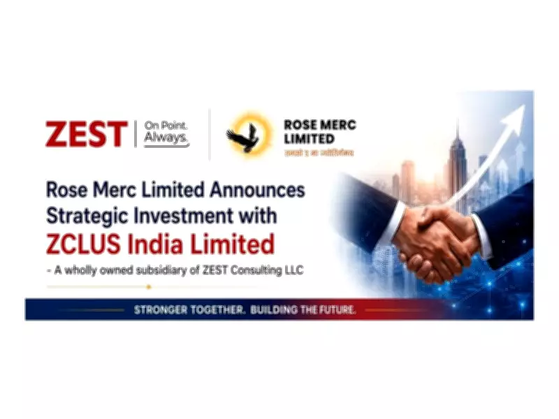 Rose Merc Ltd announces strategic investment with Zclus India Ltd