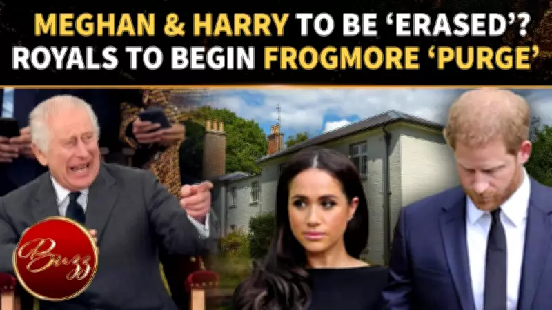 Royal Family Seeks to Remove Harry and Meghan's Traces from Frogmore Cottage