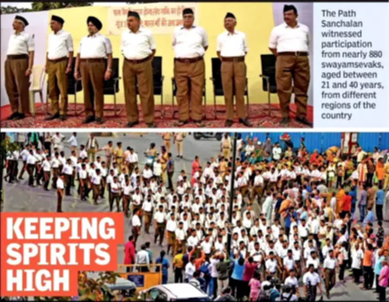 RSS Path Sanchalan in Nagpur Showcases Discipline and Organisational Spirit