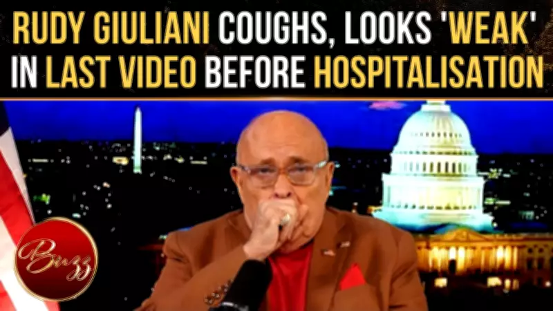 Rudy Giuliani Hospitalized After Weak On-Air Appearance Sparks Alarm