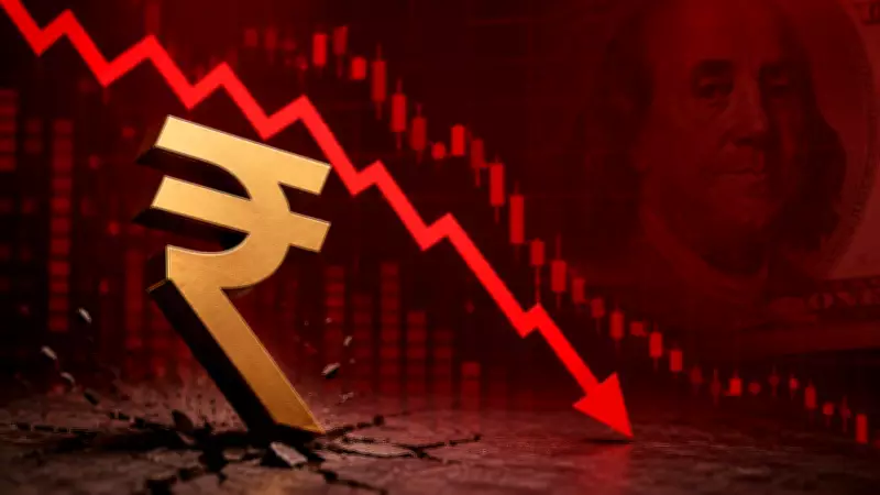 Rupee hits record low of 96.14 against US dollar, closes at 95.97