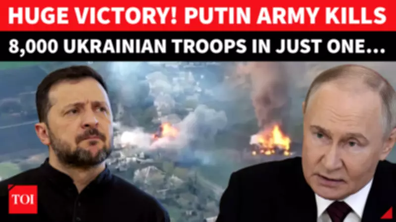 Russia Claims 8,000 Ukrainian Casualties, Captures 6 Settlements in Weekly Offensive