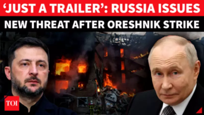 Russia Issues Fresh Threat After Massive Missile Strike on Ukraine