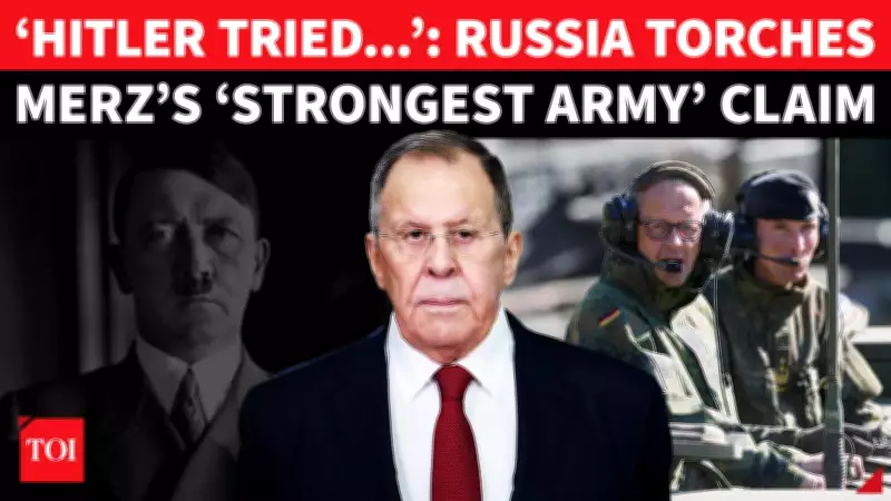 Russia Mocks Merz's Strongest Army Claim, Lavrov's Remarks Go Viral