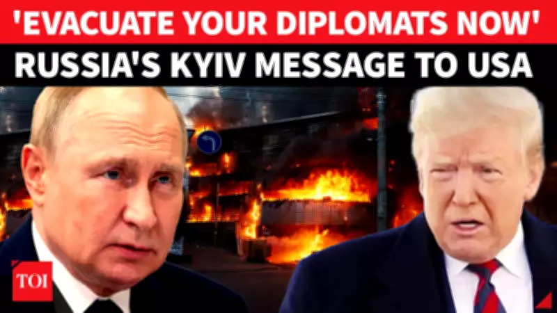 Russia Warns US to Leave Kyiv as Strikes on Decision Centers Loom