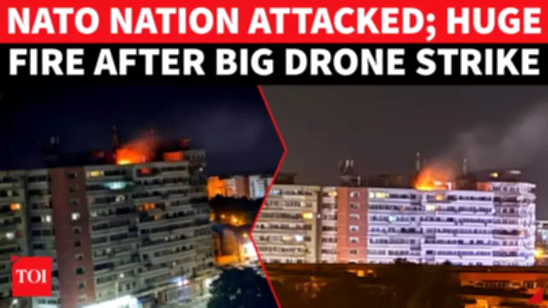 Russian Drone Breaches NATO Airspace, Hits Apartment in Romania, Injures 2