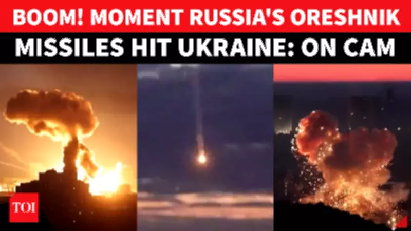 Russia's Massive Oreshnik Strike Devastates Kyiv; Over 800 Drones and Missiles Launched