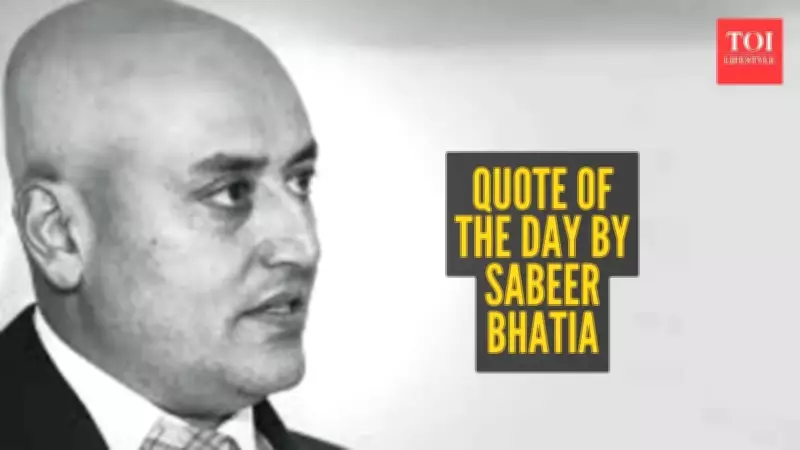 Sabeer Bhatia's Balanced Advice on Risk-Taking and Sanity Checks